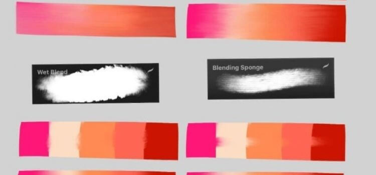 How to make blending brush in procreate